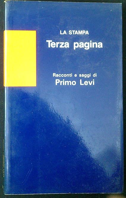 Racconti e saggi - Primo Levi - copertina
