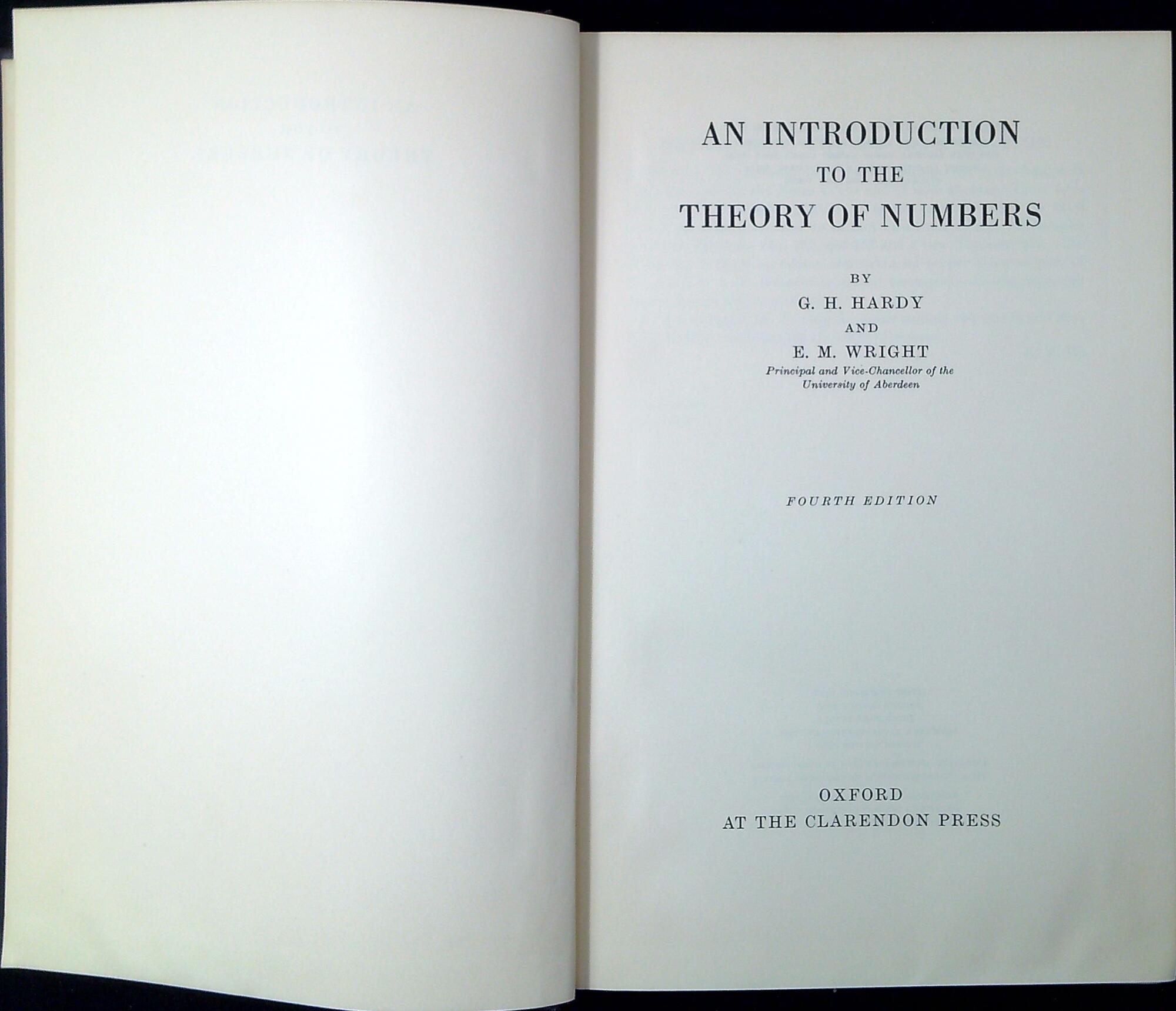 An introduction to the theory of numbers