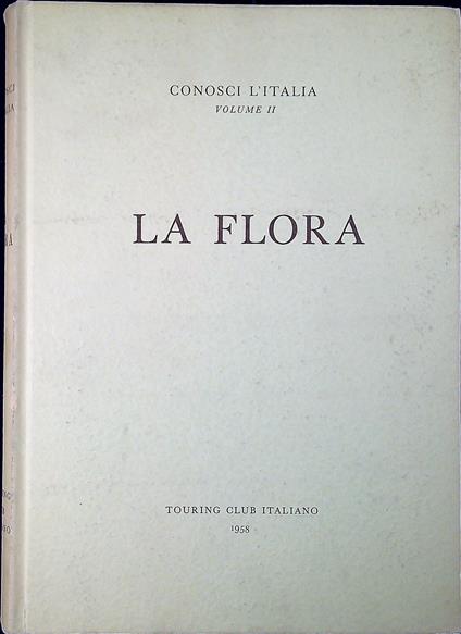 Conosci l'Italia volume 2. La Flora - copertina