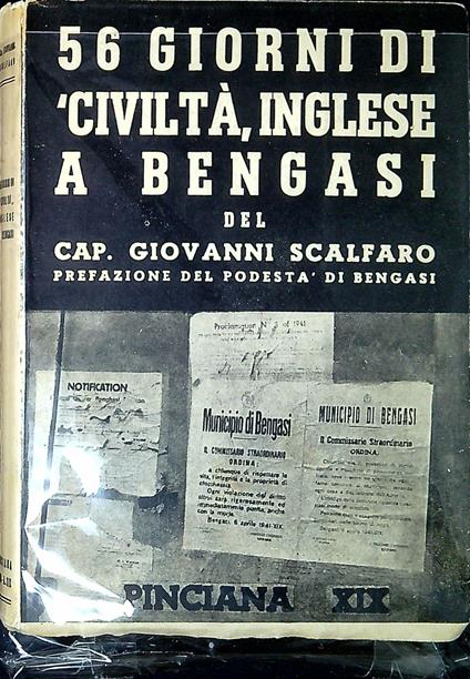 56 giorni di civiltà inglese a Bengasi - copertina