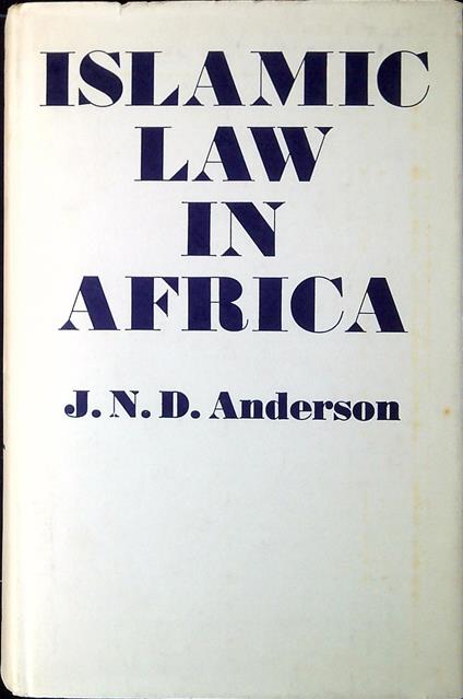 Islamic Law in Africa - copertina