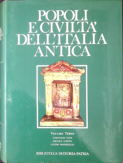 Popoli e civiltà dell'Italia antica vol. 3: La civiltà Punica La Sardegna dell'età Nuragica La civiltà urbana degli Etruschi - copertina
