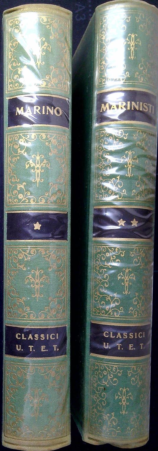 Opere scelte di Giovan Battista Marino e dei marinisti. Due volumi - Giambattista Marino - copertina