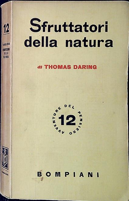 Sfruttatori della natura - Thomas Daring - copertina