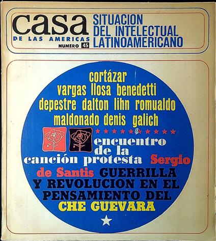 Casa de las americas n.45: Situacion del intellectual latinoamericano - copertina