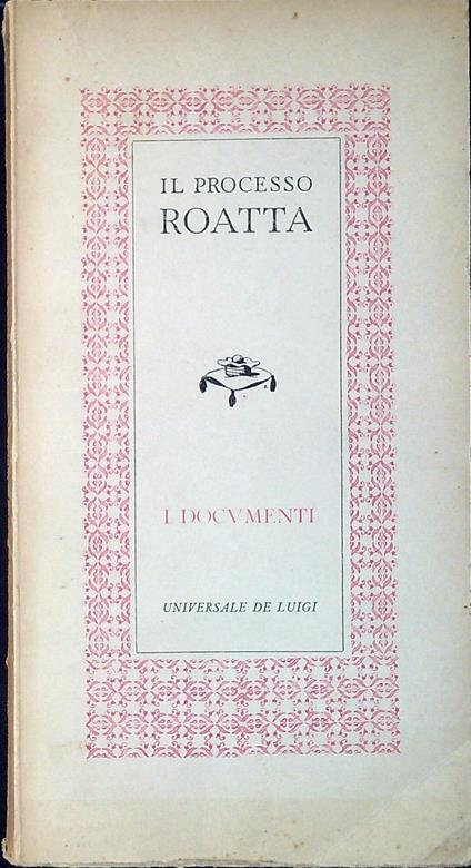 Il processo Roatta - copertina
