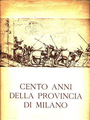 Cento anni della Provincia di Milano - copertina