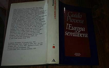 L' Europa semilibera - Guido Piovene - copertina