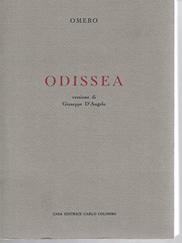 Odissea Versione Di Giuseppe D'Angelo 1969 - Omero - copertina