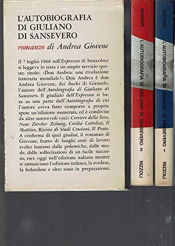L' autobiografia di Giuliano di Sansevero - Andrea Giovene - copertina