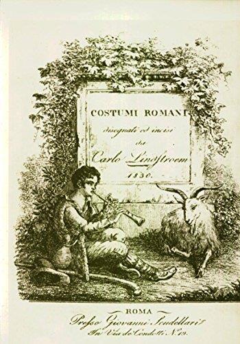 Costumi romani disegnati ed incisi da Carlo Lindstroem 20 tavole sciolte - copertina