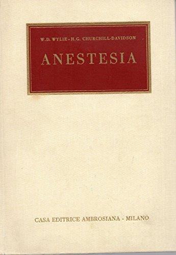 Anestesia - copertina
