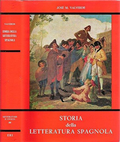Storia della Letteratura Spagnola - José M. Valverde - copertina