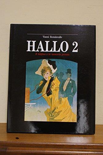 Hallo 2 - Vanni Ronsisvalle - Il telefono e la memoria privata - Cataloghi SIP - Vanni Ronsisvalle - copertina
