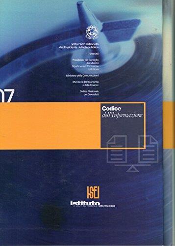 Codice dell'informazione Campania - copertina