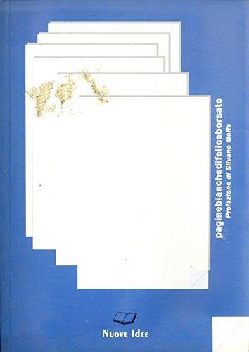 Pagine bianche - Felice Borsato - copertina