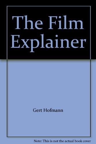 The Film Explainer - Gert Hofmann - copertina
