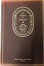 Recueil de planches, sur les sciences, les arts liberaux, et les arts mécaniques, avec leur explication.Neuvieme volume