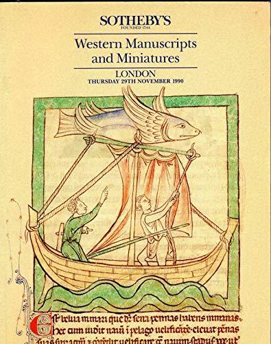 Western Manuscripts and Miniatures - copertina