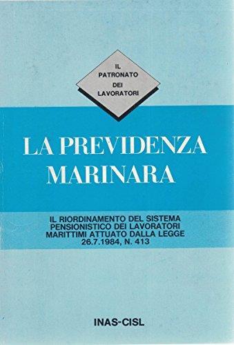 La previdenza marinara - copertina