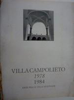 Villa Campolieto 1978 - 1984 Felice Biasco Paolo Romanello Fotografie Ente Ville Vesuviane