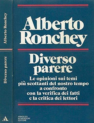 Diverso parere - Alberto Ronchey - copertina