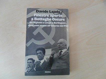 Finestre aperte a Botteghe Oscure - Elio Veltri - copertina