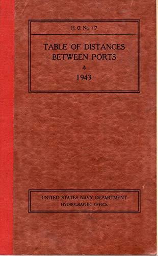 Table of Distances between ports - N. 117 - copertina