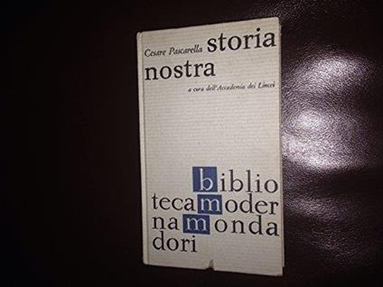Storia Nostra - Cesare Pascarella - copertina
