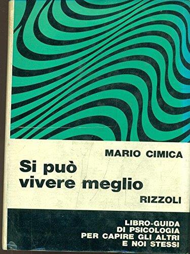 Si può vivere meglio - Mario Cimica - copertina