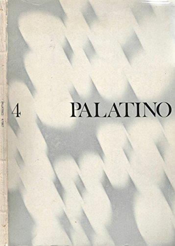 Palatino N. 4. Rivista romana di cultura - copertina