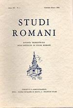 Studi Romani rivista trimestrale - Anno XII n. 1 Gen/mar 1964