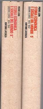 Storia economica e sociale del mondo Volume 5 - tomo 1 e tomo 2