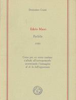 Edolo Masci. Farfalle 1980