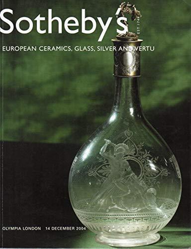 Sotheby's European Ceramics , Glass , Silver and Vertu - copertina