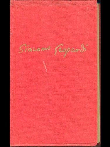 Operette morali e altri scritti vol II - Giacomo Leopardi - copertina