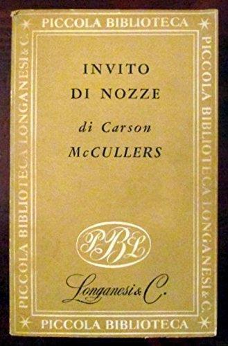 Invito di nozze - Carson McCullers - copertina