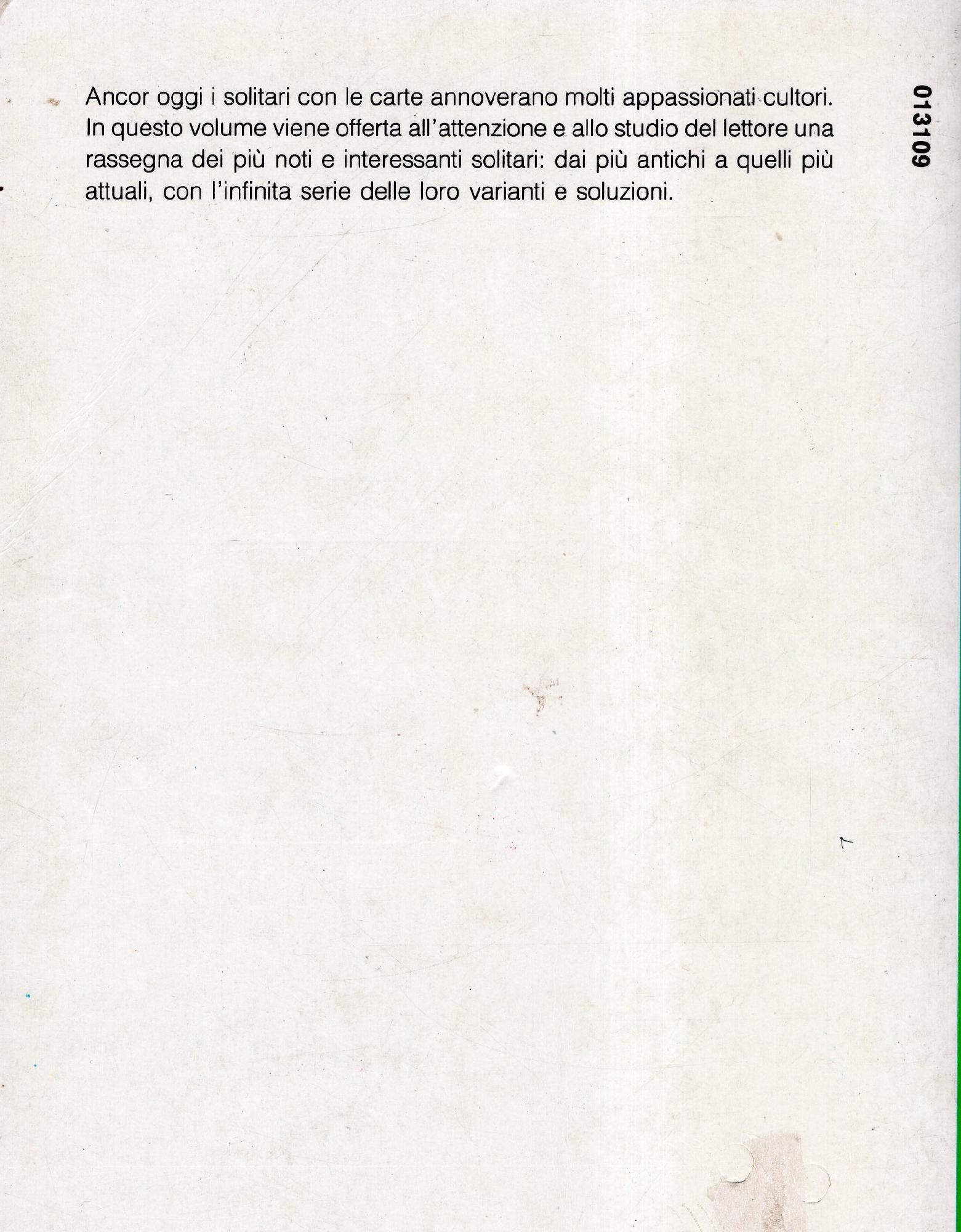 IL Libro Dei Solitari. Manuale Pratico