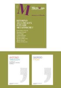 Micromega (2016). Vol. 7 - copertina