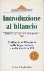 Introduzione al bilancio