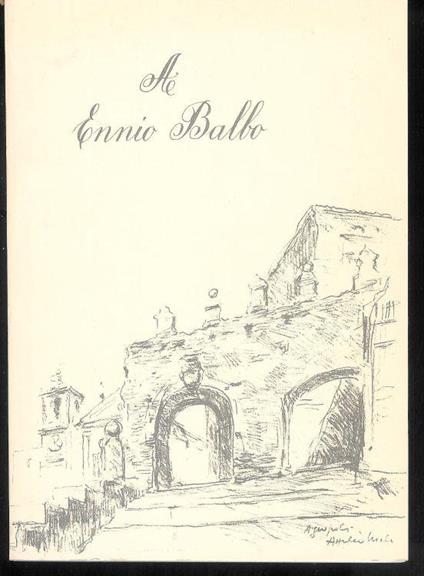 A Ennio Balbo - copertina