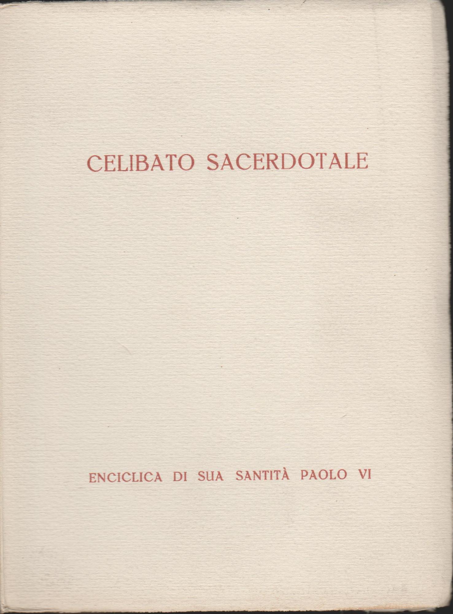 Celibato Sacerdotale
