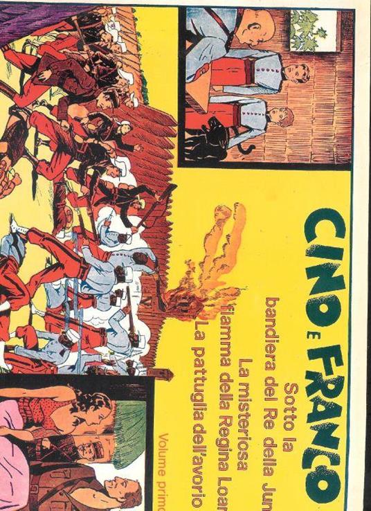 Cino & Franco sotto la bandiera del Re della jungla -La misteriosa fiamma della Regina Loana - La pattuglia dell'avorio - copertina