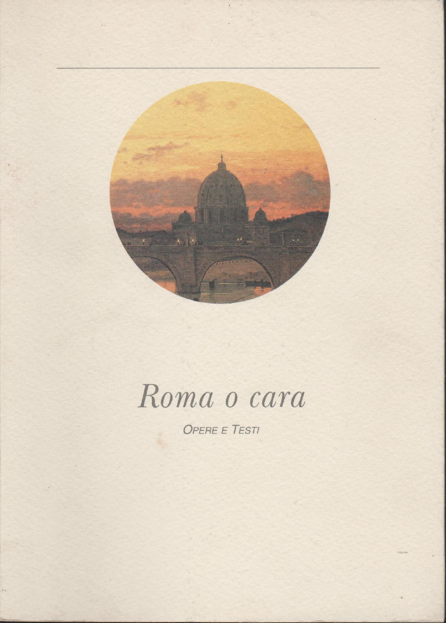 Roma o cara Opere e testi