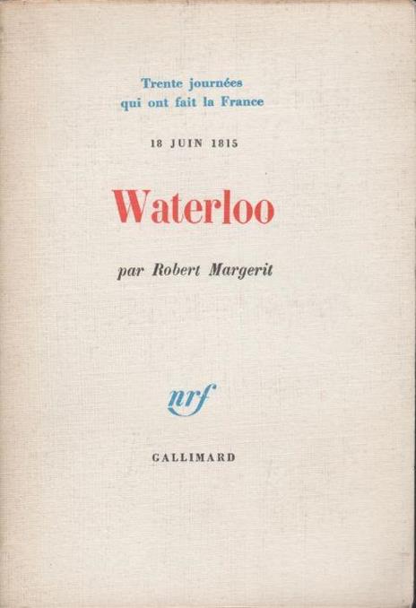 Waterloo - Robert Margerit - copertina