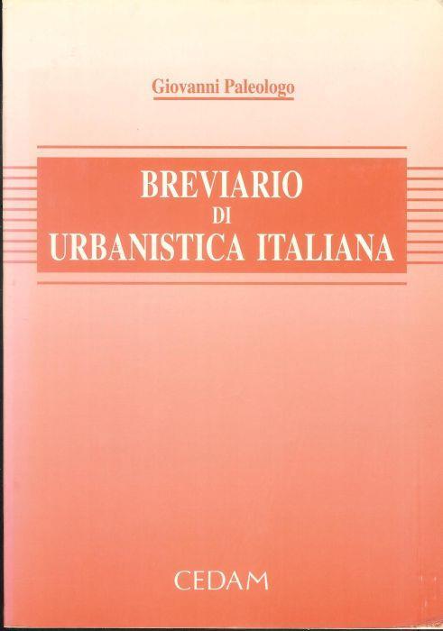 Breviario di urbanistica italiana - Giovanni Paleologo - copertina