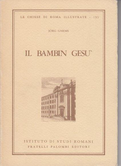 Il bambino Gesù - Jörg Garms - copertina