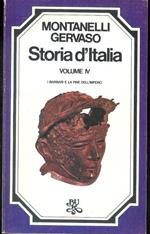Storia d'Italia Volume IV - I barbari e la fine dell'impero