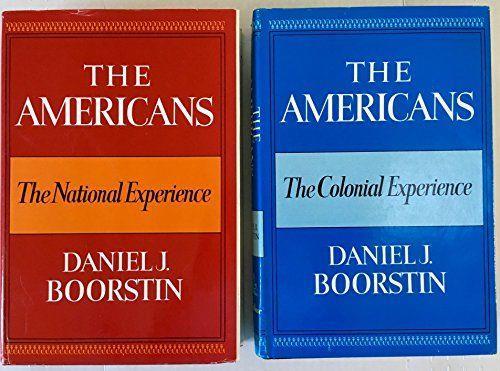Americans: The National Experience Vol. 1 e 2 - Daniel J. Boorstin - copertina