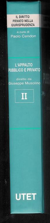 L' appalto pubblico e privato Vol. 2 - Giuseppe Musolino - copertina